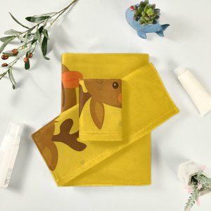 Cotton Textured Towel - Set of 3- Highly Absorbent